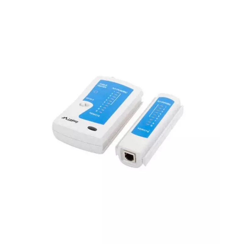 Lanberg NT-0401 tester kabli sieciowych UTP/STP Niebieski, Biały