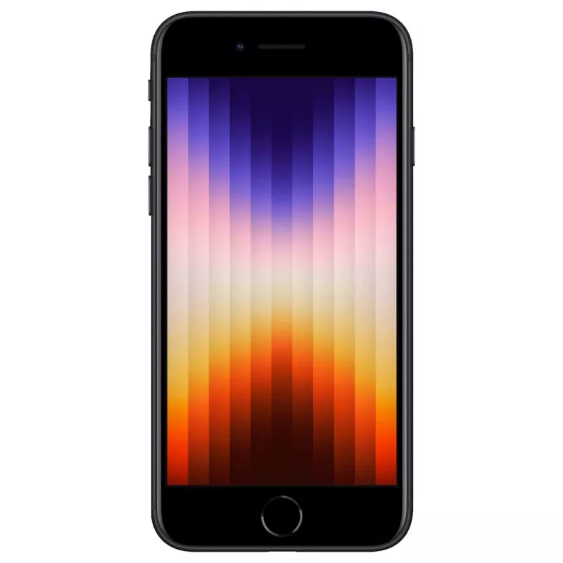 iPhone SE 2022 128 GB Dual SIM - Midnight 11,94 cm 4,7-calowy wyświetlacz IPS LCD iOS 15. Aparat 12 MP