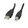 Lanberg CA-USBA-11CC-0050-BK Kabel USB 5 M 2.0 USB B Czarny (CA-USBA-11CC-0050-BK)