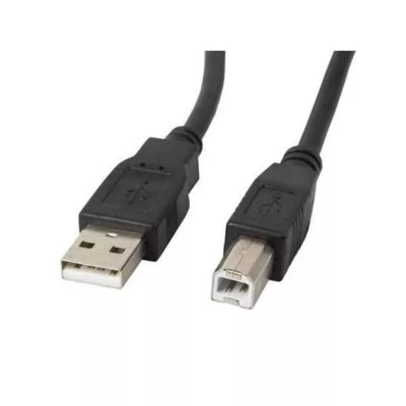 Lanberg CA-USBA-11CC-0050-BK Kabel USB 5 M 2.0 USB B Czarny (CA-USBA-11CC-0050-BK)