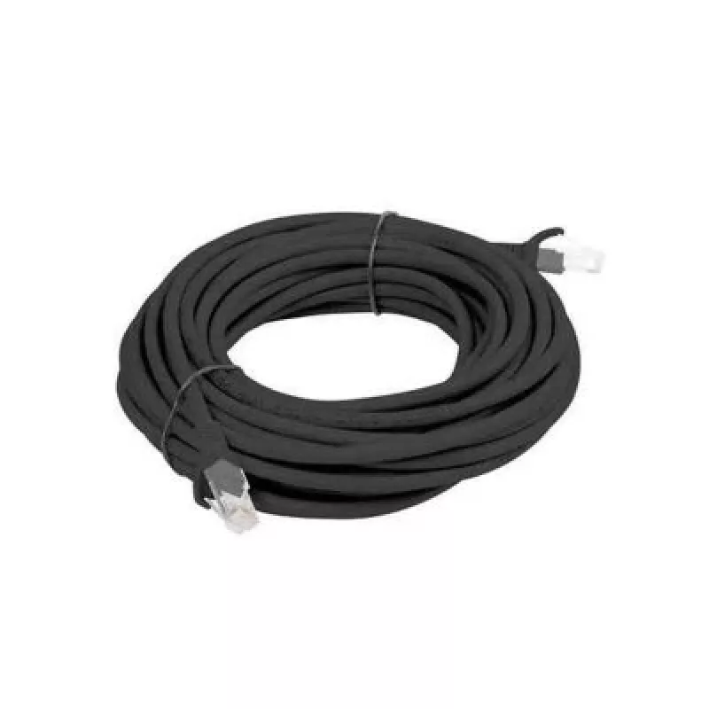 Kabel sieciowy LANBERG PCU6-10CC-1000-BK RJ-45 Cat6 U/UTP 10 m Czarny