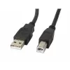 Lanberg CA-USBA-10CC-0030-BK Kabel USB 3 m USB 2.0 USB B Czarny (CA-USBA-10CC-0030-BK)