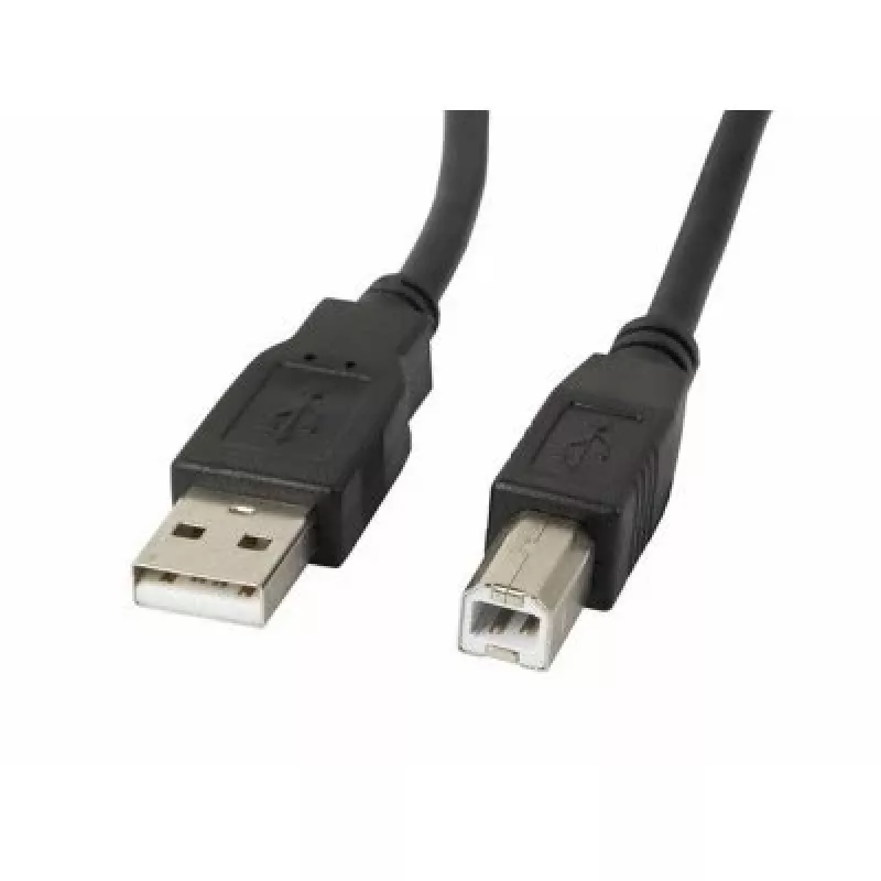 Lanberg CA-USBA-10CC-0030-BK Kabel USB 3 m USB 2.0 USB B Czarny (CA-USBA-10CC-0030-BK)