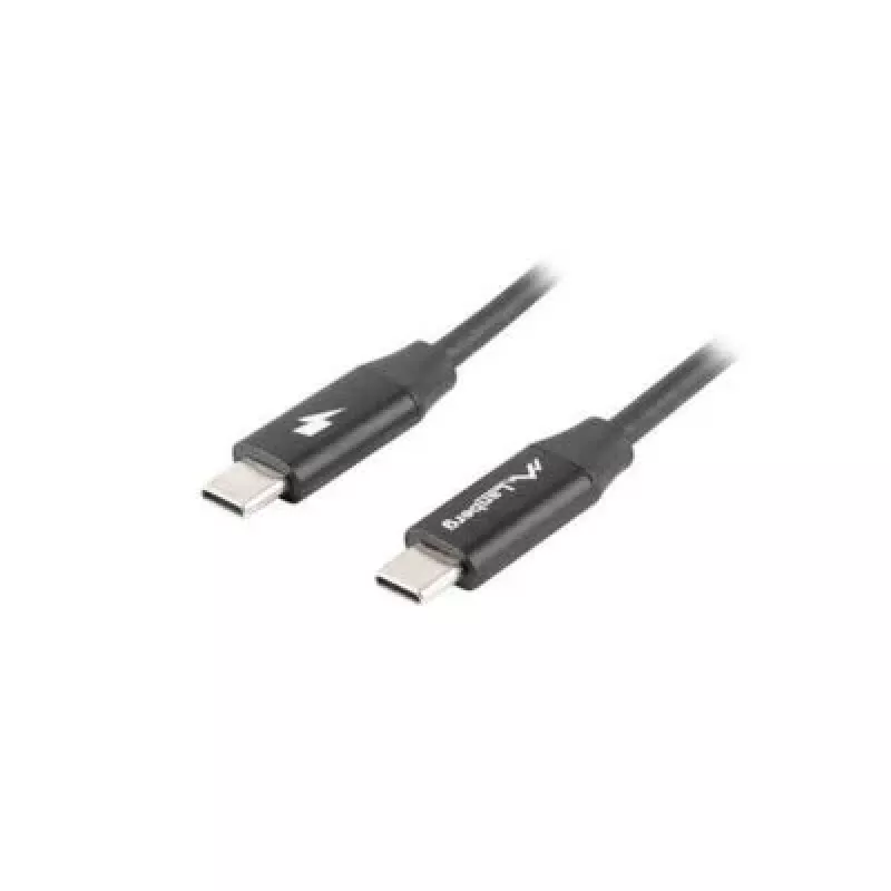 Kabel LANBERG USB-C na USB-C CA-CMCM-40CU-0018-BK — USB 2.0, 1,8 m, czarny