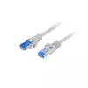 Kabel sieciowy LANBERG PCF6A-10CC-0500-S Cat6a S/FTP RJ-45–RJ-45 5 m Szary LSZH