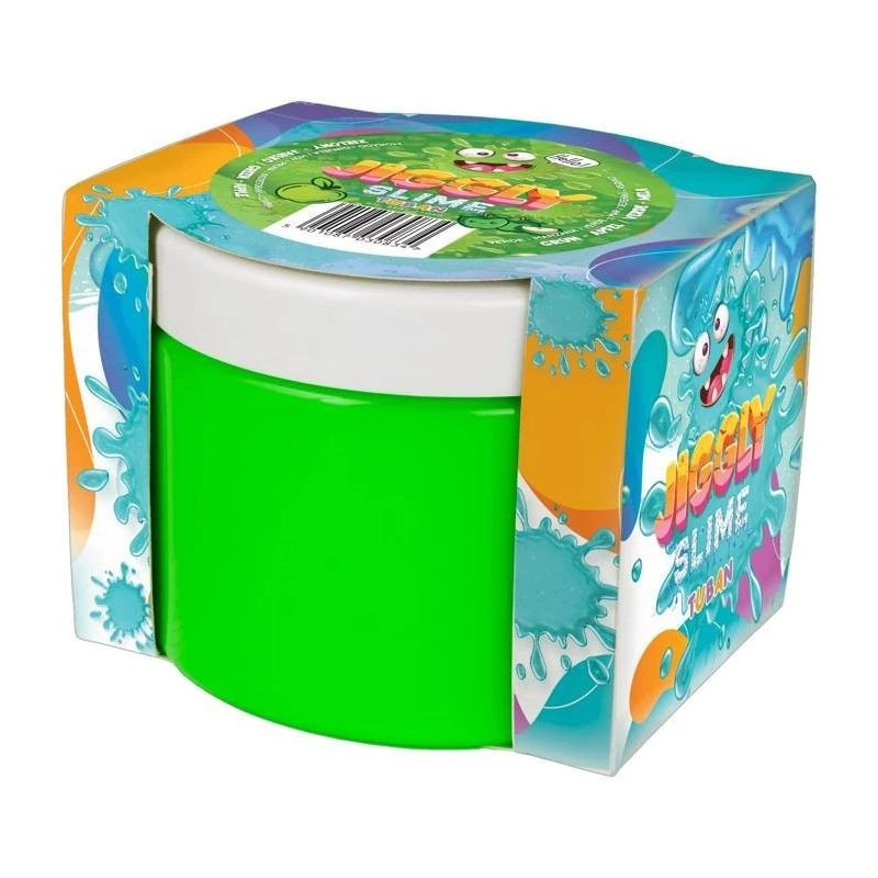 Slime TUBAN Jiggly Slime zielone jabłko 500 g TU3584 — masa plastyczna do zabawy i aktywności sensorycznej