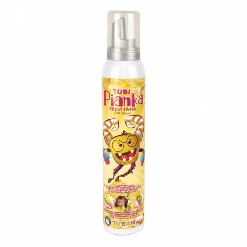 Pianka do kąpieli zabawka Tuban TUBI FOAM żółty 200 ml