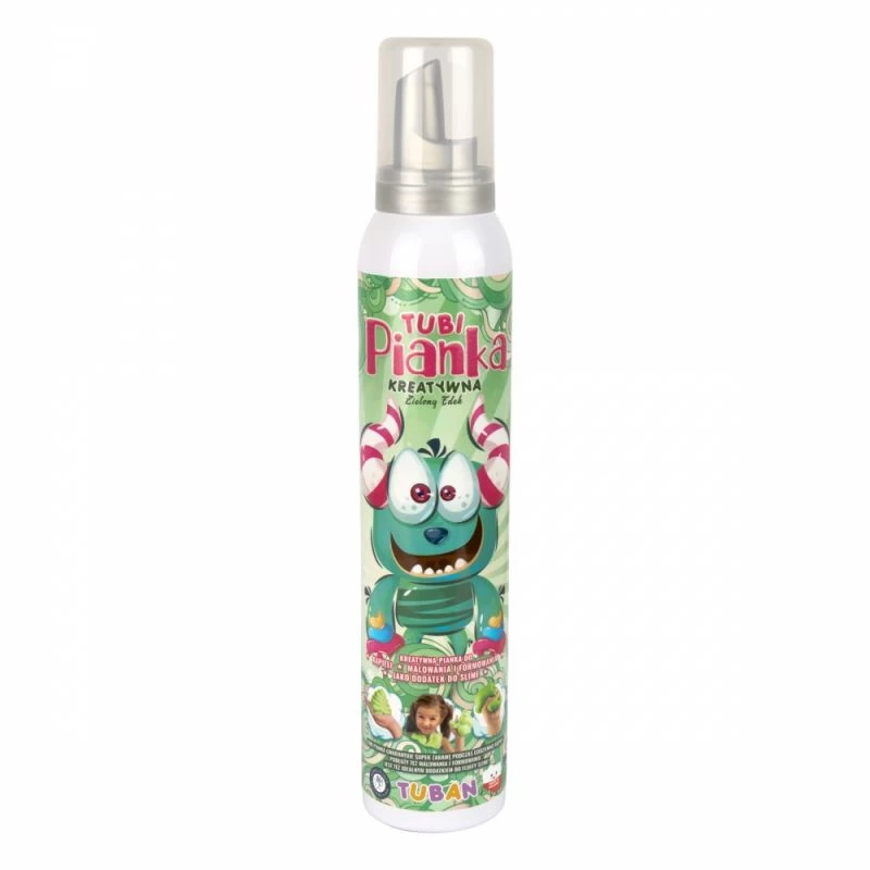 Pianka do kąpieli Tuban TUBI FOAM zielony 200 ml dla chłopców i dziewczynek