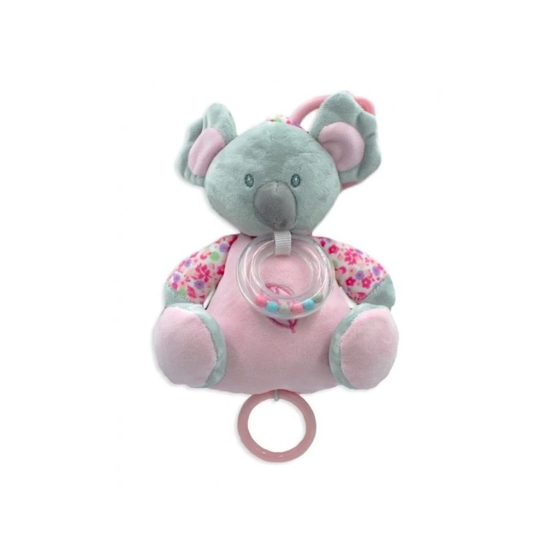 Pozytywka TULILO Koala 18 cm różowa – zabawka muzyczna dla niemowląt, wysokość 18 cm