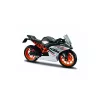 Odlewany ciśnieniowo model motocykla Maisto KTM RC390 w skali 1:18 z podstawką ekspozycyjną