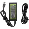 Zasilacz zielony Cell AD38AP 65W do laptopów Lenovo, 20V 3.25A, kabel 1,2 m, czarny