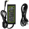 Zasilacz sieciowy zielony Cell AD01P — 60 W, 19 V 3.42 A, wewnętrzny zasilacz do laptopa, czarny