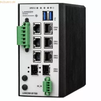 LANCOM R&S Unified Firewall UF-T60 - Zapora sieciowa - 7 portów - GigE - Zasilanie DC