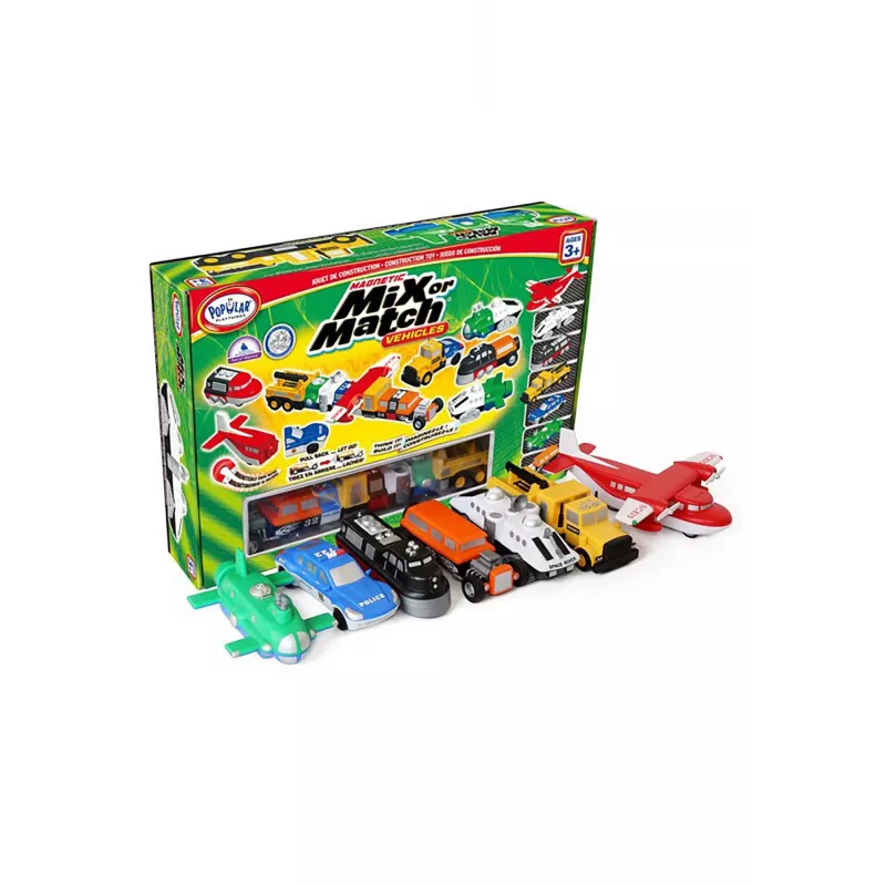 Zestaw pojazdów Popular Playthings Magnetic Mix or Match