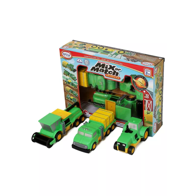 Popular Playthings - Mix or Match Vehicles Farm (Bilingual)