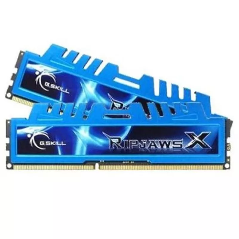 Zestaw pamięci G.Skill 16GB Ripjaws X Dual Channel – niebieski (2x 8GB, DDR3 1600MHz, 1,5 V, F3-1600C9D-16GXM, XMP Ready)