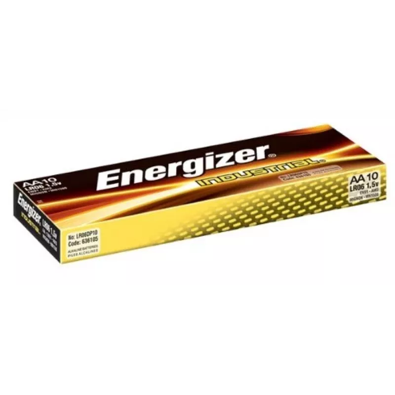 Baterie alkaliczne Energizer Industrial AAA - 6 opakowań po 10 sztuk + 6 gratisowych opakowań po 10 sztuk