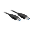 Wentronic Goobay Kabel USB 3.0 SuperSpeed, czarny, 3 m - USB 3.0-Wtyk (Typ A) > USB 3.0-Wtyk (Typ A) (93929)