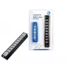LogiLink UA0096 koncentrator interfejsów 480 Mbit/s Czarny