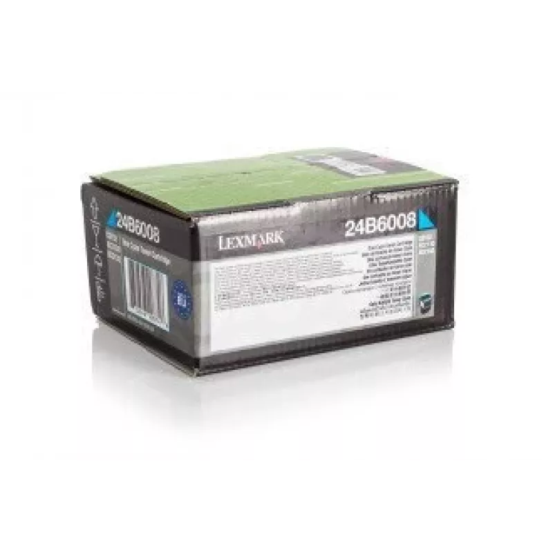 OEM Lexmark 24B6008 cyjan 3000 stron Oryginalny Toner OLEX24B6008