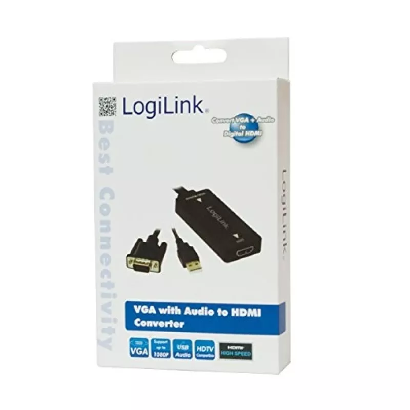 Adapter kabla wideo LogiLink CV0060 Czarny