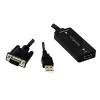 Adapter kabla wideo LogiLink CV0060 Czarny