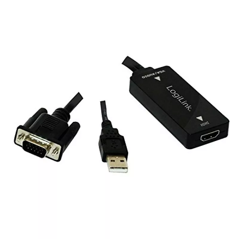 Adapter kabla wideo LogiLink CV0060 Czarny