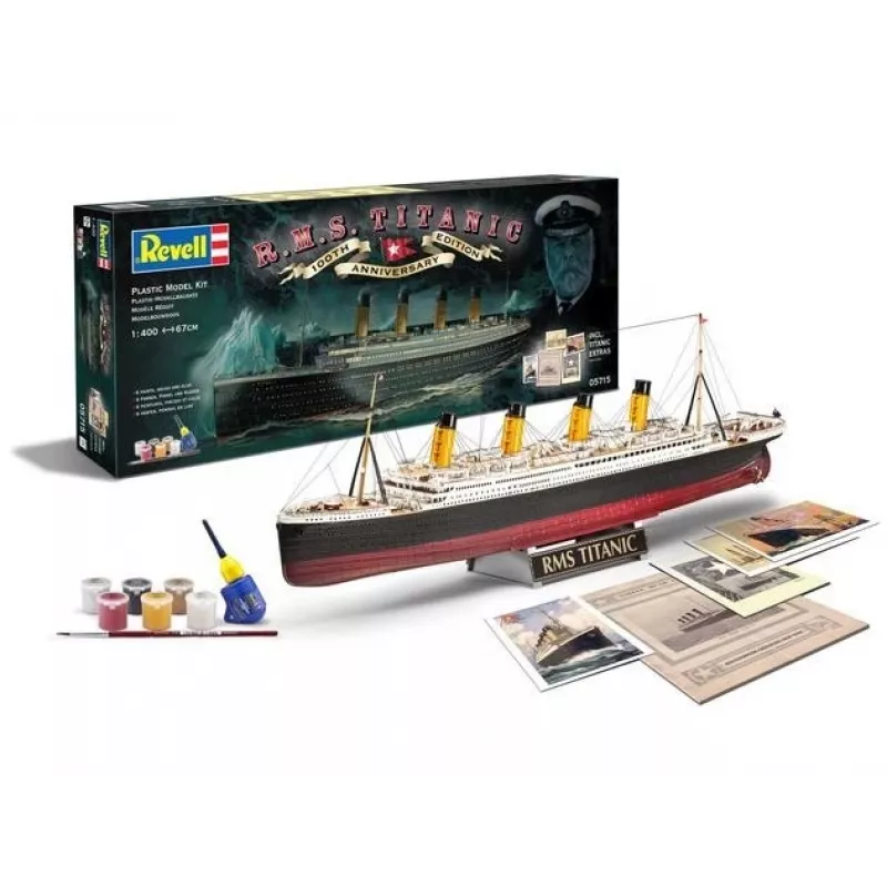 Rv05715 - Revell -1:400 - Zestaw Prezentowy - 100 Lat Titanica (edycja specjalna)