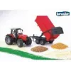 Model ciągnika BRUDER Massey Ferguson 7480 z wywrotką