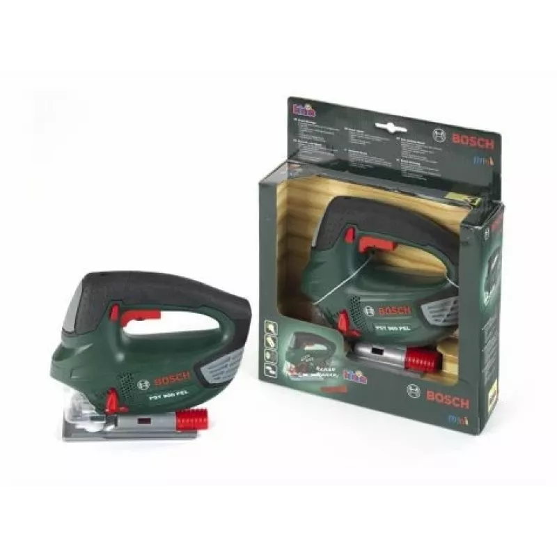Bosch Jigsaw I Zasilany bateriami z ruchem wyrzynarki w górę i w dół Efekty świetlne i dźwiękowe I Zabawka F