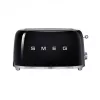 Smeg - TSF02 Toster 4 kromki - Czarny/lakierowany/WxSxG 41x20,8x21,5 cm/6 stopni opiekania/1500W