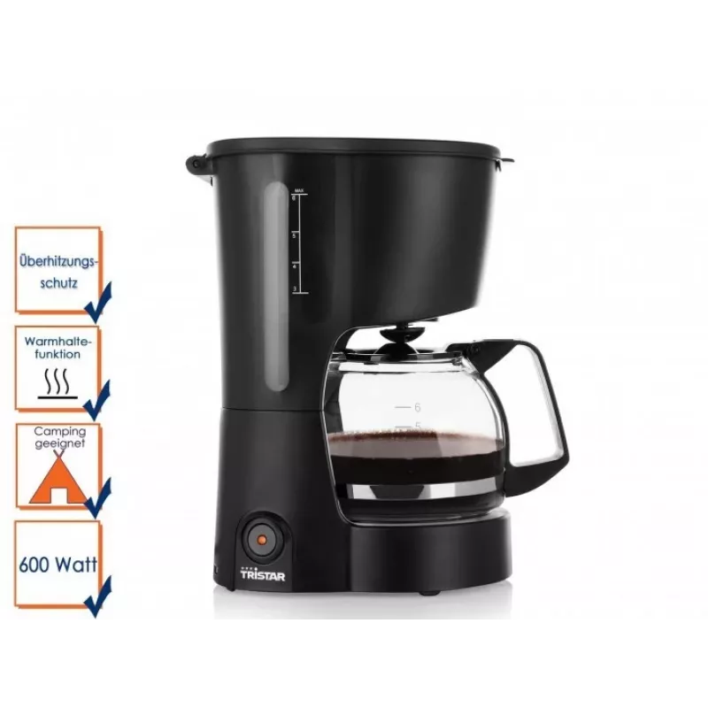 Ekspres do kawy Tristar | CM-1246 | Mielona | 600 W | Czarny