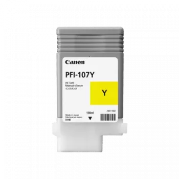 Kaseta z tuszem Canon PFI-107Y 1 szt. oryginalna żółta