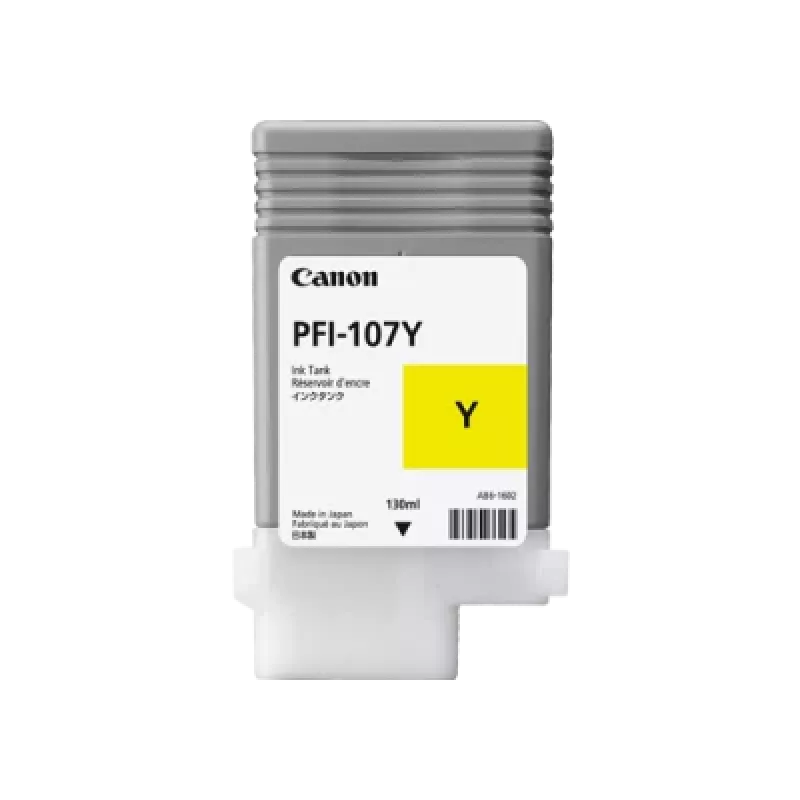 Kaseta z tuszem Canon PFI-107Y 1 szt. oryginalna żółta