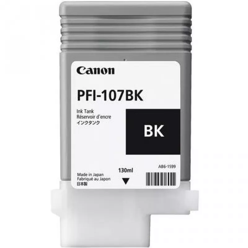 Oryginalny wkład atramentowy Canon PFI-107BK 1 szt. Czarny