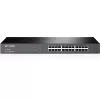 Przełącznik sieciowy TP-Link 24-portowy Gigabit do montażu w szafie, niezarządzalny, Gigabit Ethernet (10/100/1000), pełny dupleks, montaż w szafie, 1U