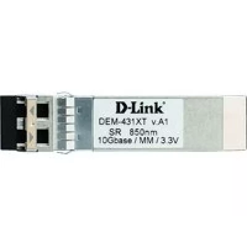 D-Link 10GBase-SR SFP+ Transceiver, 80/300m, Fiber optic, 10000 Mbit/s, SFP+, LC, 50/125,62.5/125 µm, SR
