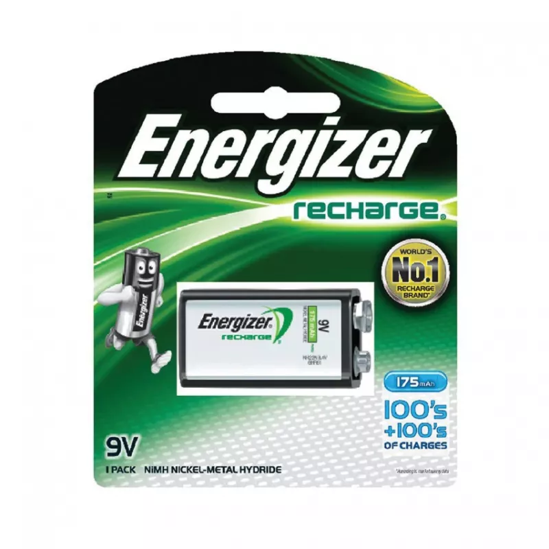 Energizer NiMH Rechargeable 9V PP3 bateria 175mAh pojedyncze opakowanie