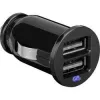 Wentronic 44177 - Ładowarka samochodowa - MP3 - telefon komórkowy - Smartfon - Tablet - Adapter do zapalniczki - CE - WEEE - Czarny (44177)