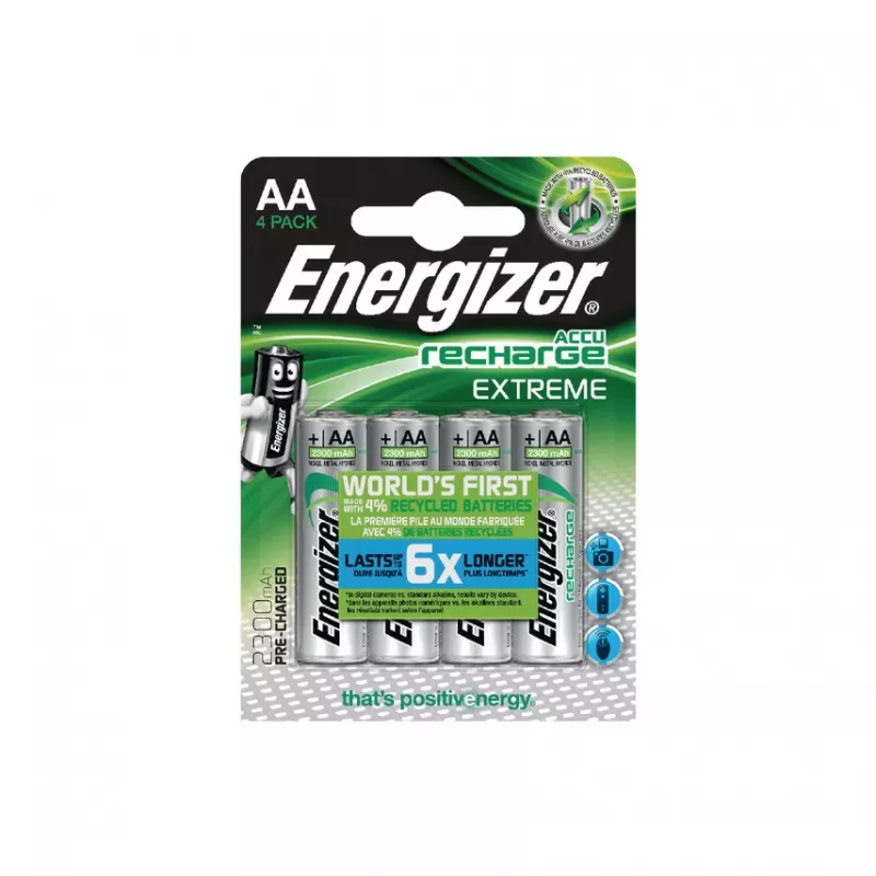 Energizer ACCU Recharge Extreme NiMH AA Akumulatory 2300mAh 4 sztuki