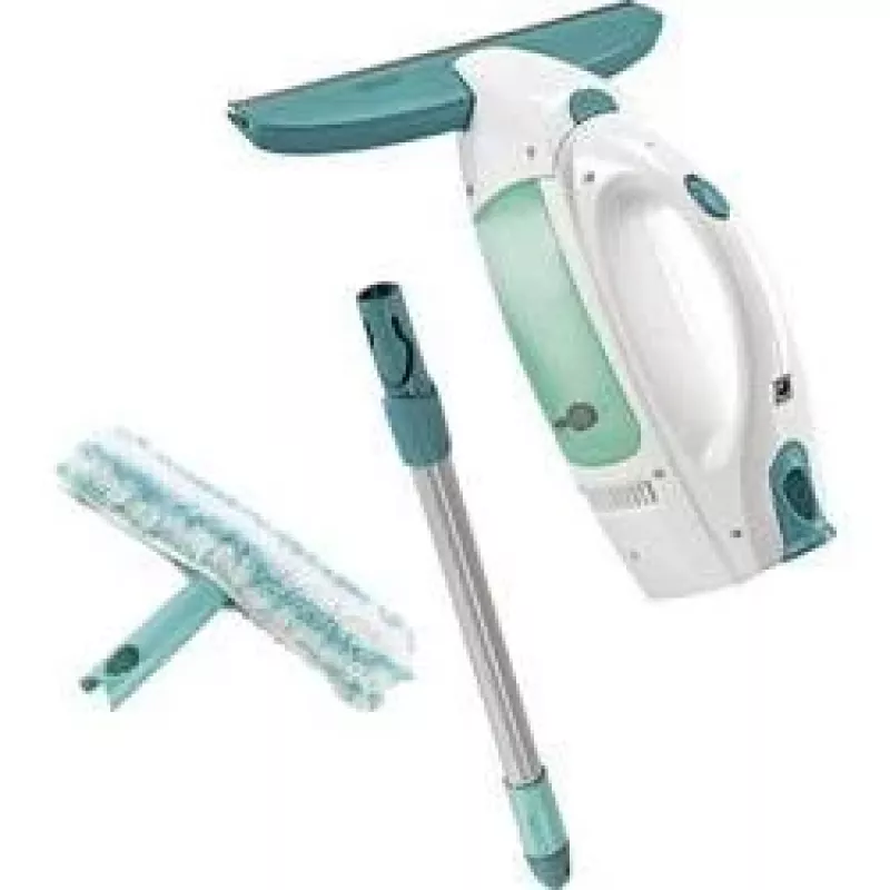 Leifheit Window Vacuum Glass Cleaner Dry&Clean with Handle & Wiping Brush 51003