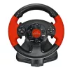 Kierownica do gier ESPERANZA EG103 — PC/PS2/PS3, 13 przycisków, wibracje, akcelerometr, czarno-czerwona