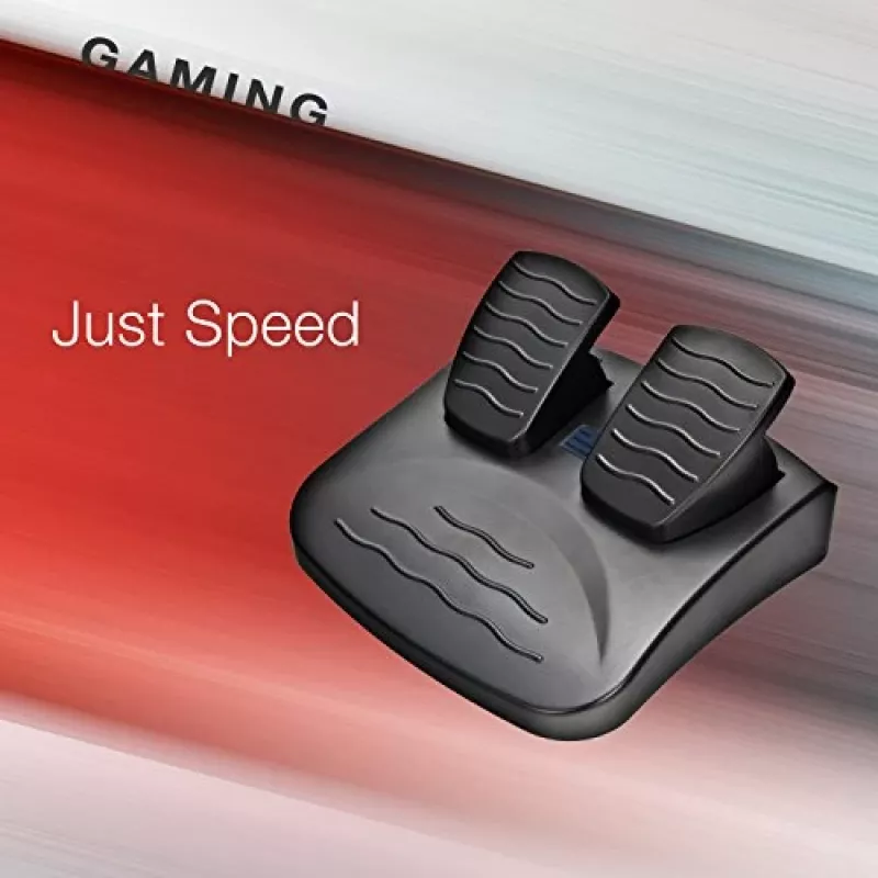 Kierownica do gier ESPERANZA EG103 — PC/PS2/PS3, 13 przycisków, wibracje, akcelerometr, czarno-czerwona