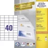 Etykiety uniwersalne Avery Zweckform 3651 52,5 x 29,7 mm 100 arkuszy białe