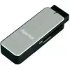 Hama 123900 czytnik kart USB 3.0 SD/microSD, aluminium, czarny/srebrny