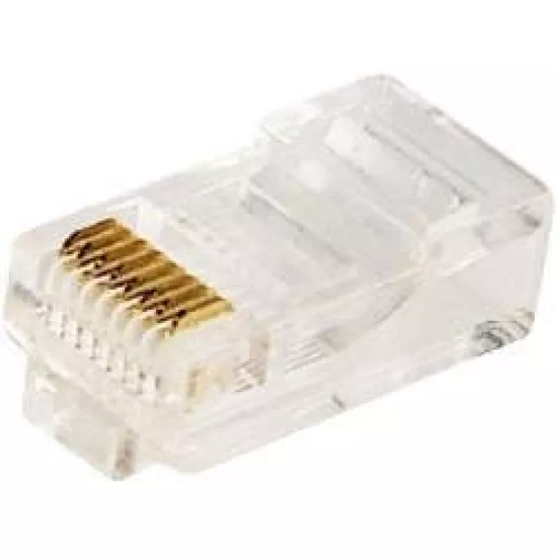 Złącze przewodowe RJ-45 LOGILINK MP0002, CAT5e, przezroczyste, opakowanie 100 szt.
