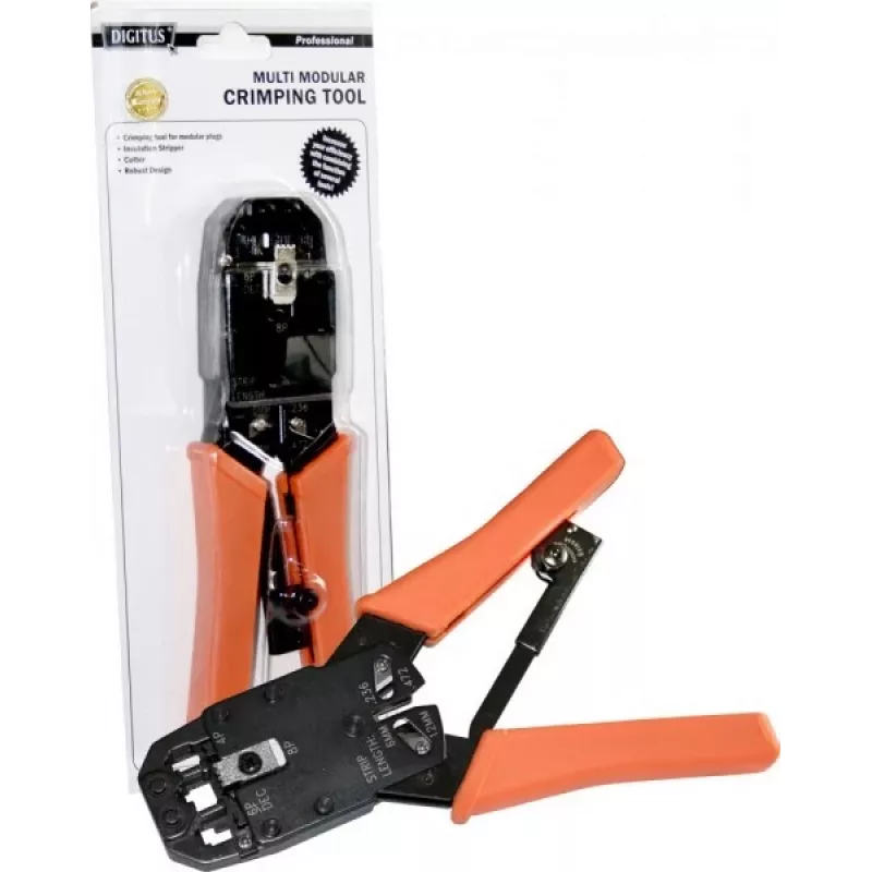 Zaciskarka sieciowa Digitus DN-94004 do instalacji i konserwacji kabli