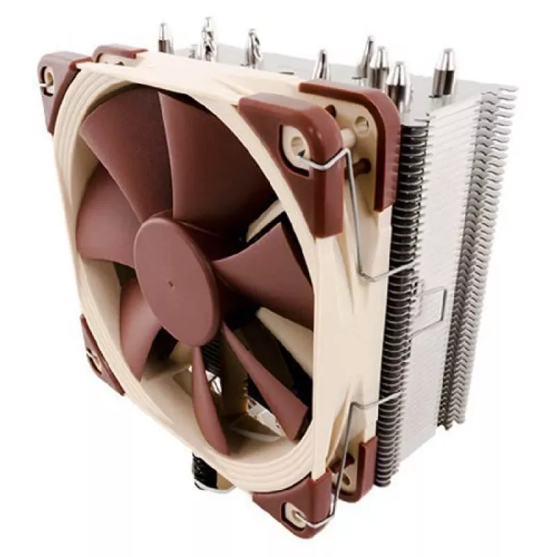 Chłodzenie procesora Noctua NH-U12S, wentylator 120 mm, 1500 obr./min, przepływ powietrza 93,4 m³/h, 22,4 dB, stal nierdzewna, 158×125×71 mm