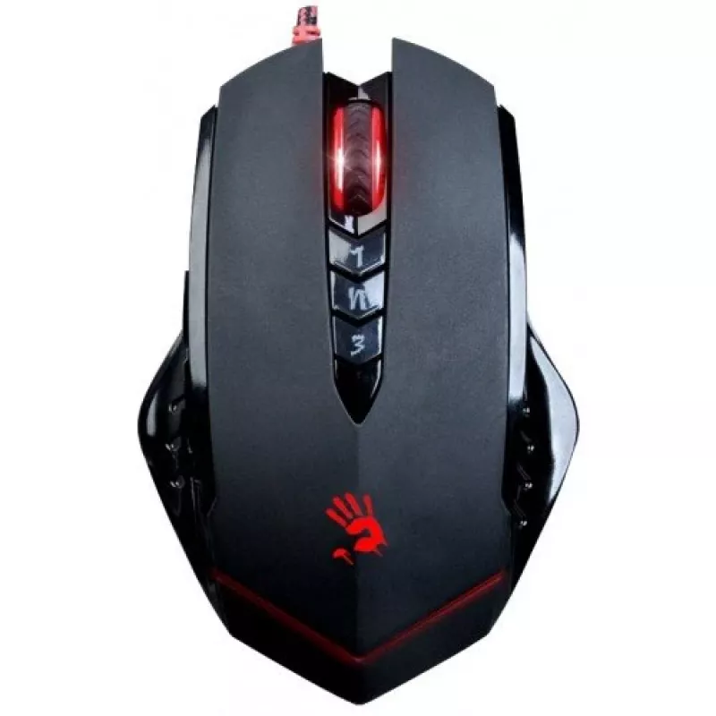 Mysz gamingowa A4Tech Bloody V8m — 3200 DPI, 8 przycisków, optyczna V-Track, USB Type-A, czarna