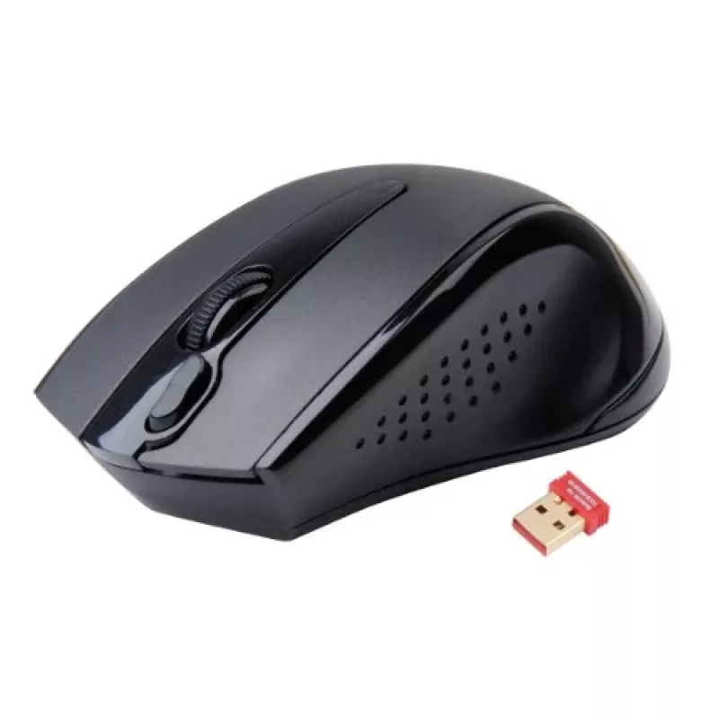 Bezprzewodowa mysz RF A4Tech G9-500F, praworęczna, 1000 DPI, nano odbiornik 2,4 GHz, zasięg 15 m, bateria AA